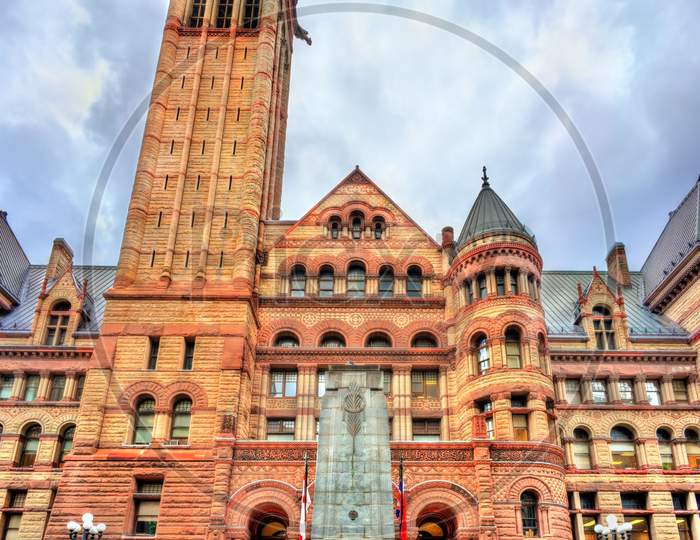The Old City Hall, A Romanesque Civic Building And Court House In Toronto, Canada
