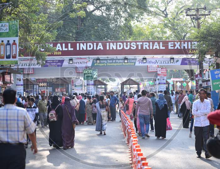 Entry Gate 2 At Numaish , Nampally Exhibition grounds  or All India Industrial Expo