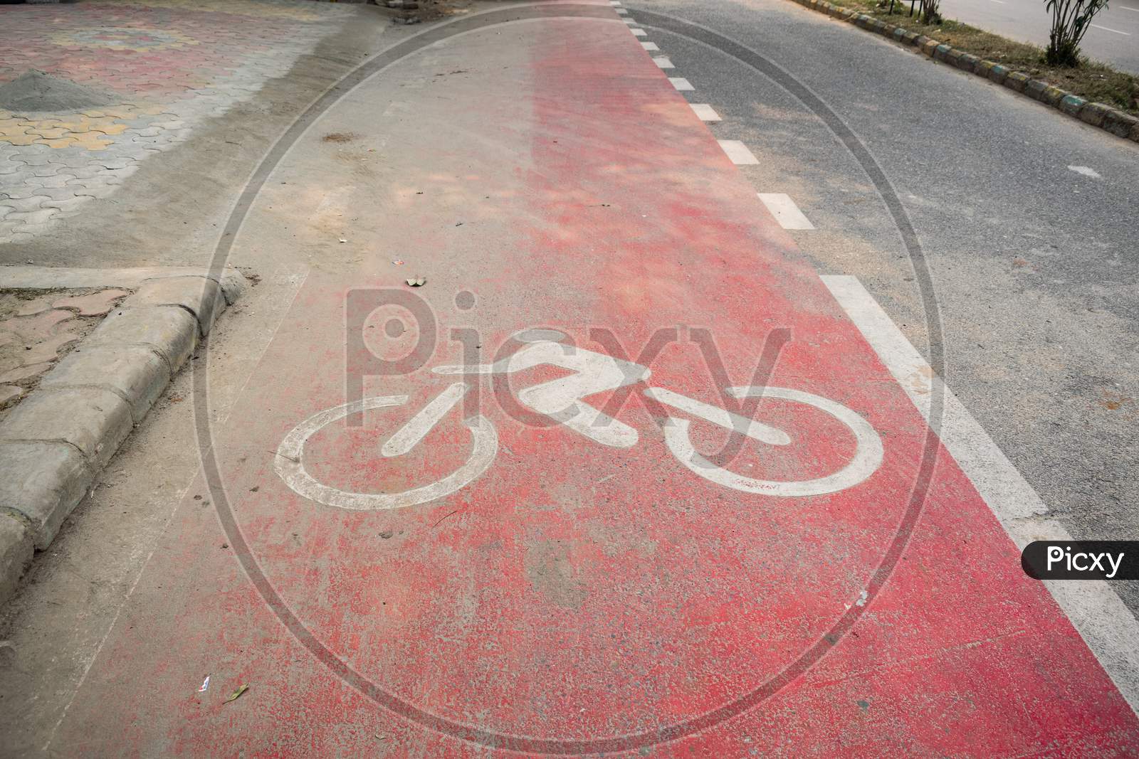 Cycle Track Besides Roads in Noida For Controlling Pollution
