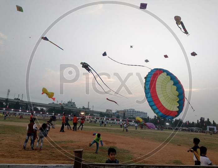 International Kites Festival  In Hyderabad