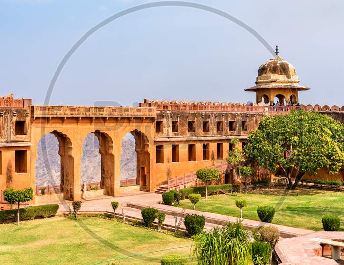 Charbagh Garden Of Jaigarh Fort In Jaipur - Rajasthan, India