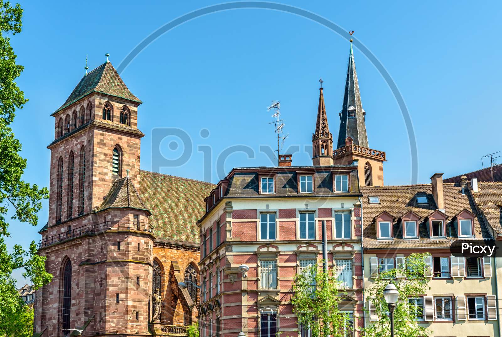 The Church Of Old Saint Peter In Strasbourg, France