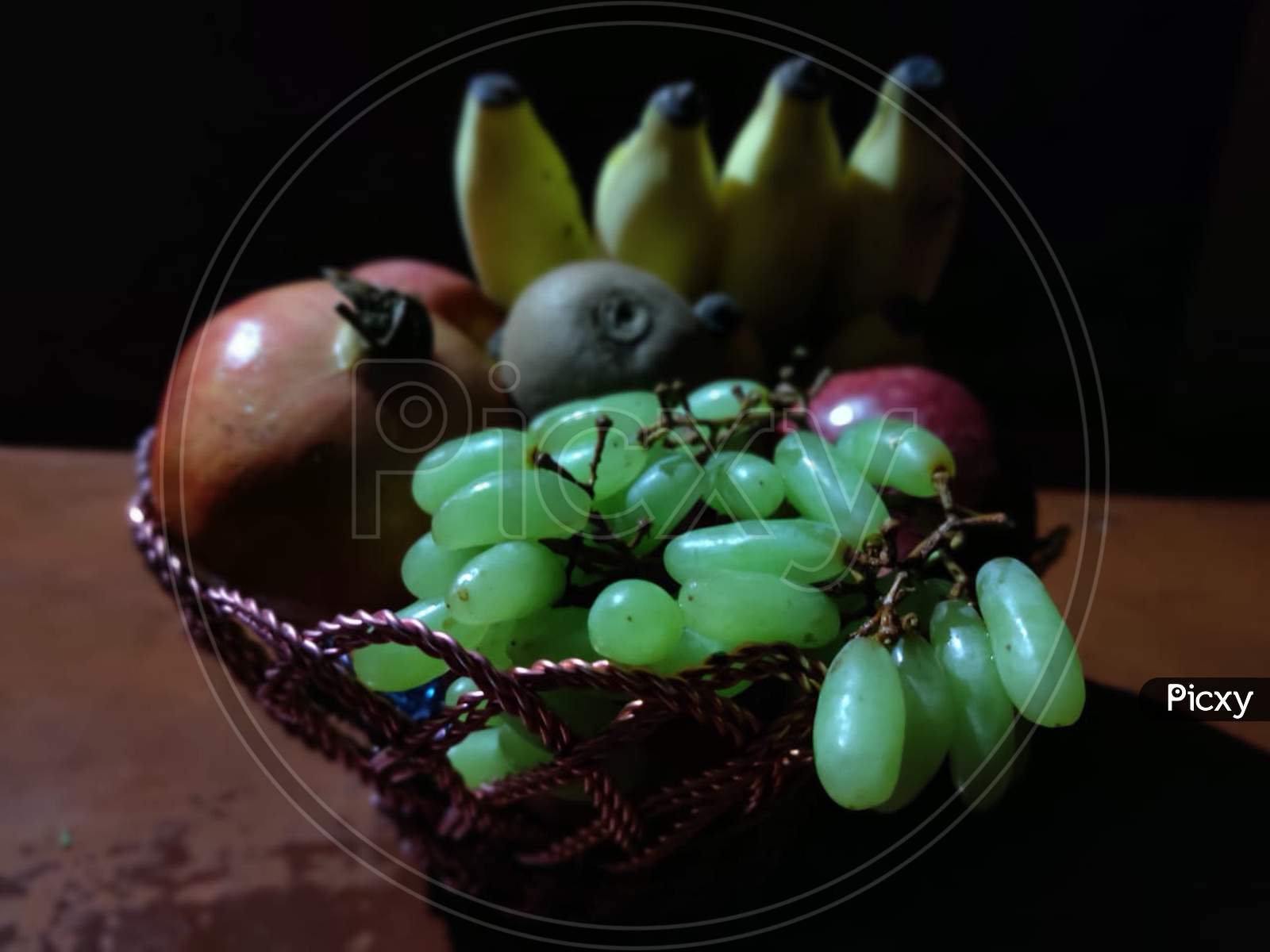 Fruits dark photography