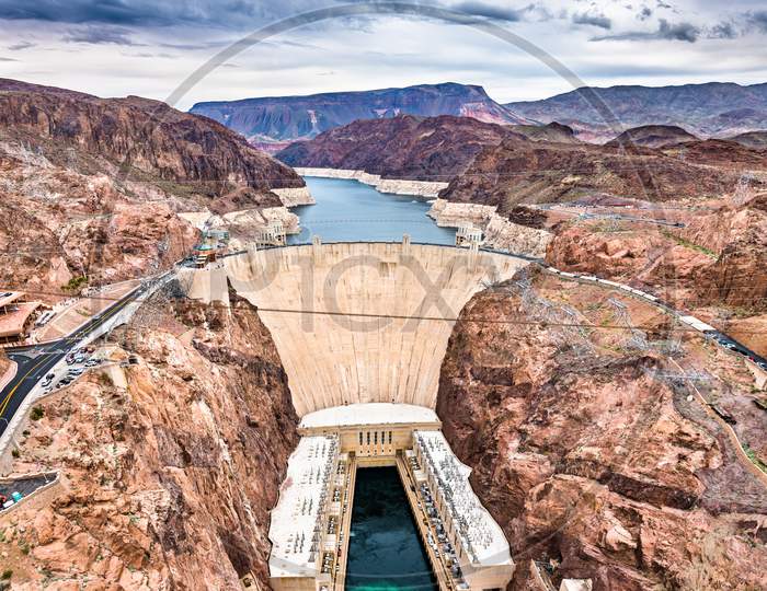 Hoover Dam On The Colorado River, The Usa