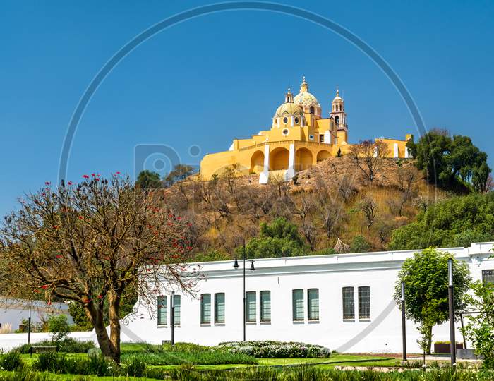 Church Of Our Lady Of Remedies And The Regional Museum In Cholula, Mexico