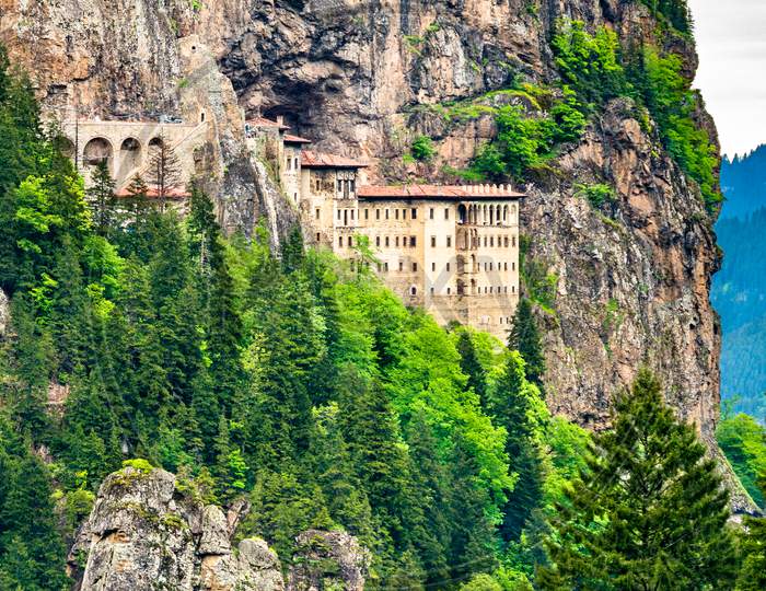 Sumela Monastery In Trabzon Province Of Turkey