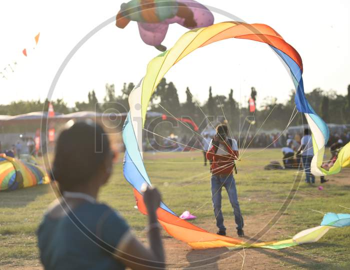 International Kite Festival 2020, Parade Grounds,Hyderabad.