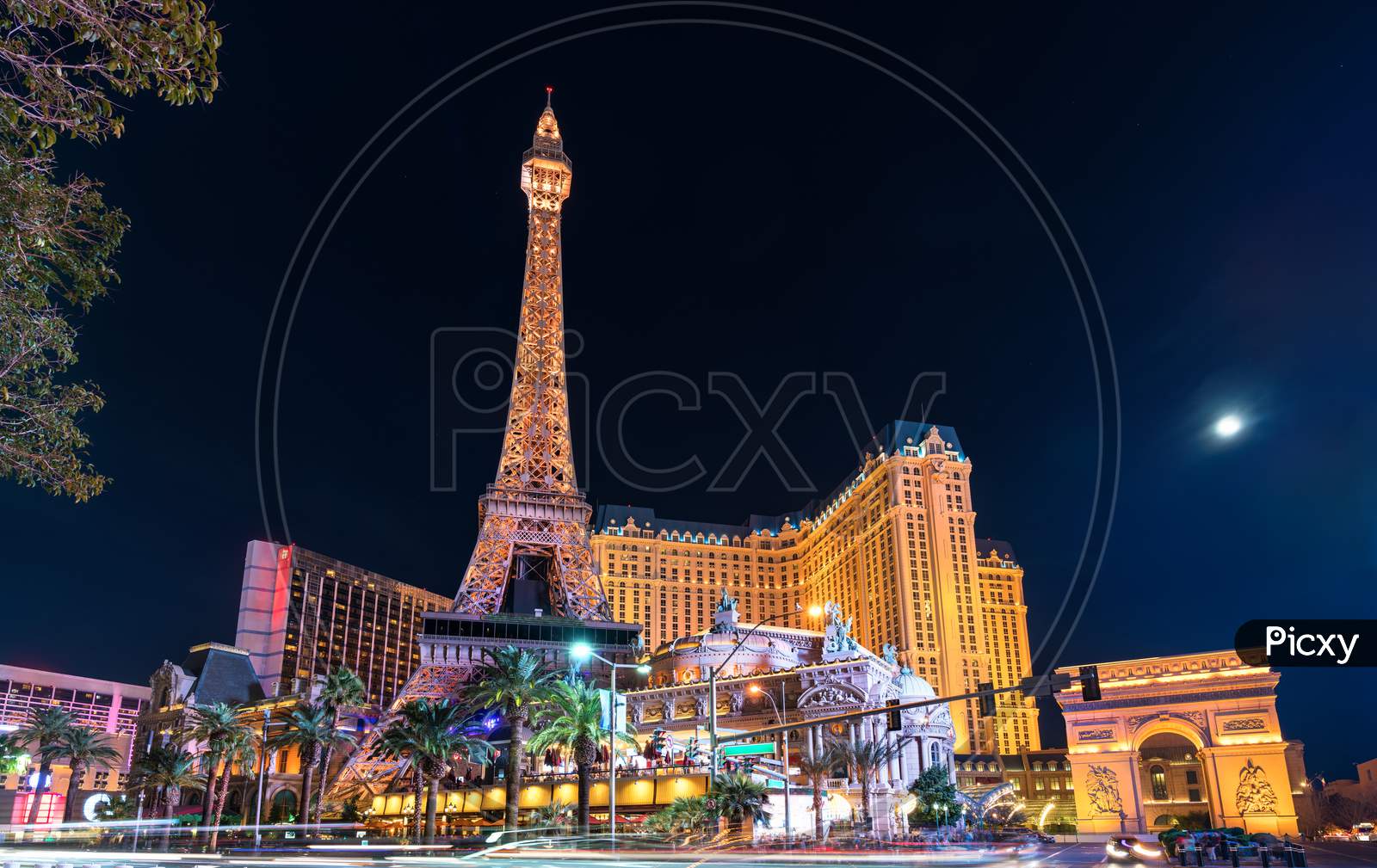 Replica Of The Eiffel Tower In Las Vegas, United States