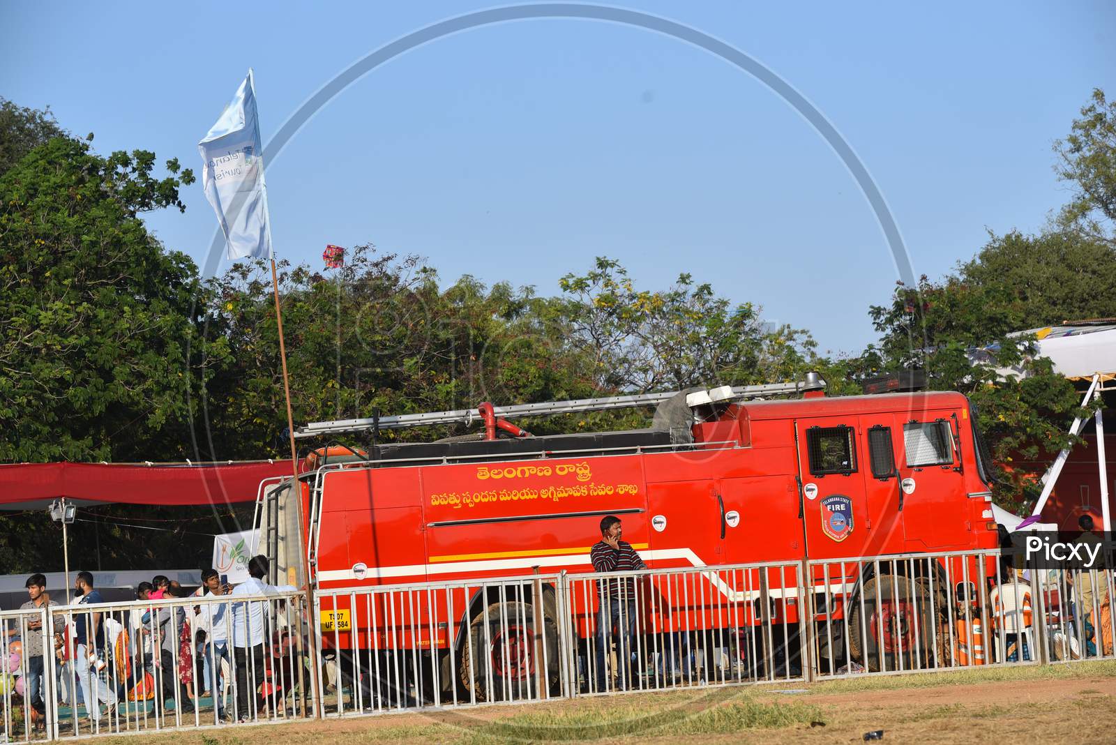 Telangana Fire Department Fire Engine