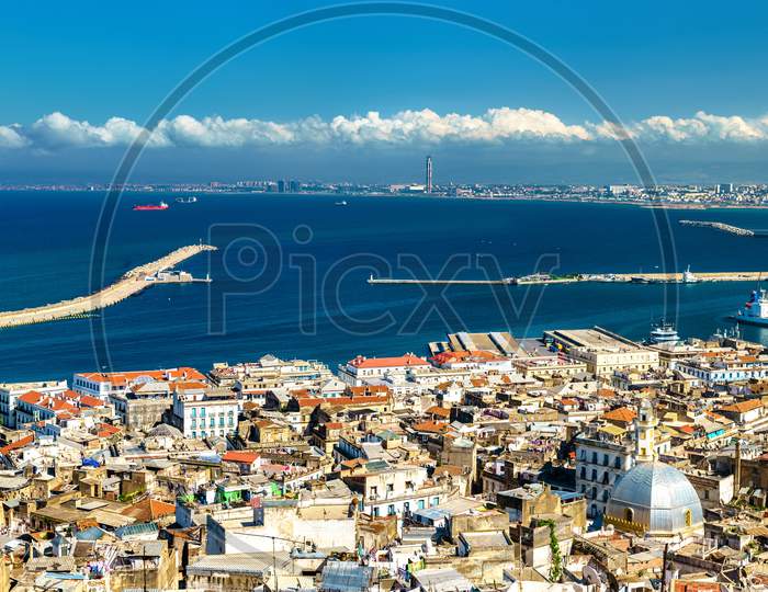 Panorama Of The City Centre Of Algiers In Algeria