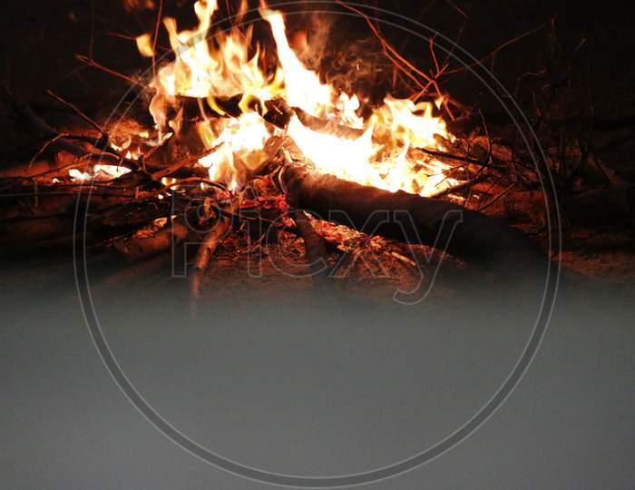 Fire Patterns Of A Camp Fire