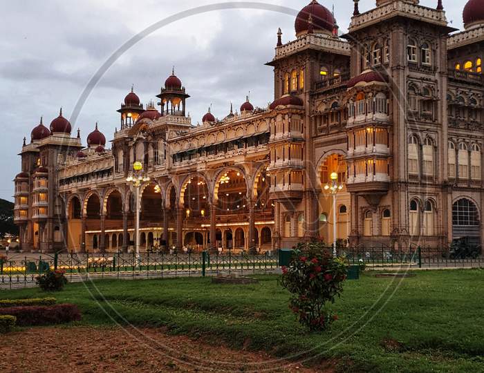 Rawness of Mysore Palace