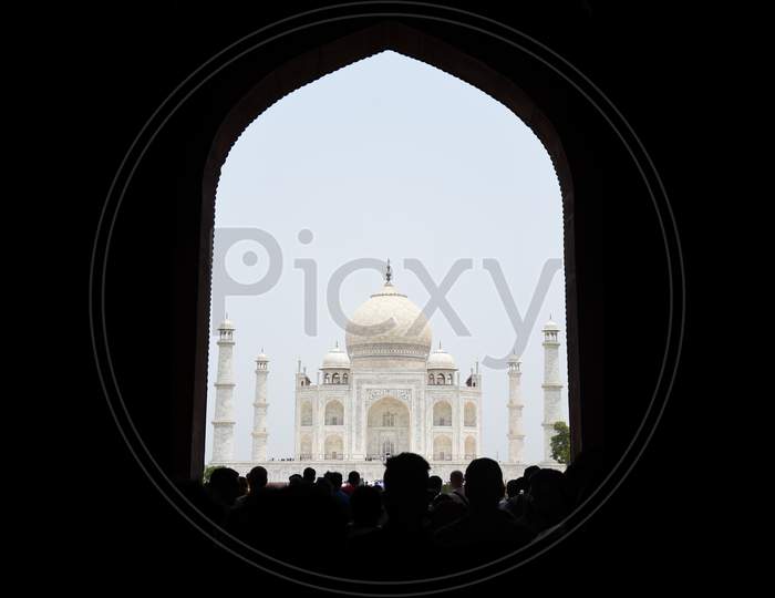 A View Of Taj Mahal in Agra, Delhi, India