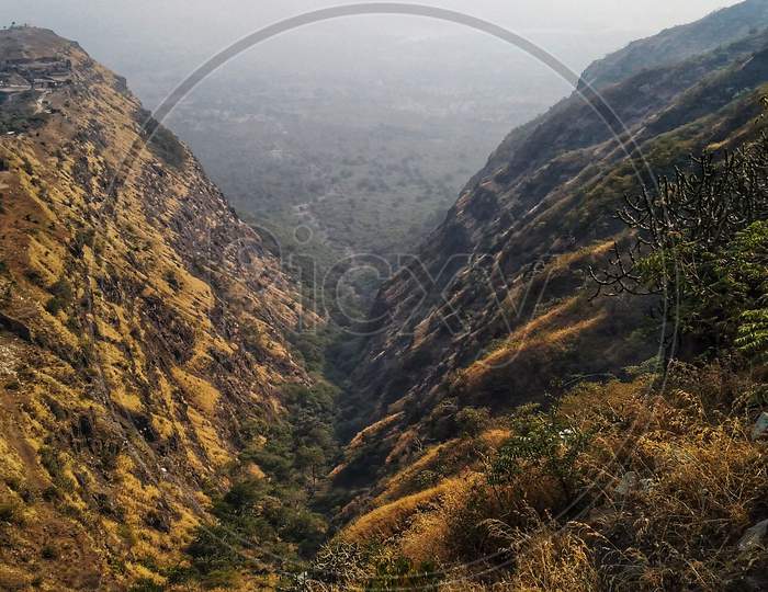 View of Pavagadh Hills