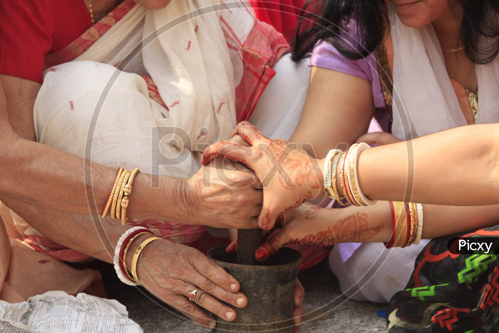 Indian Hindu Wedding Rituals in an Marriage