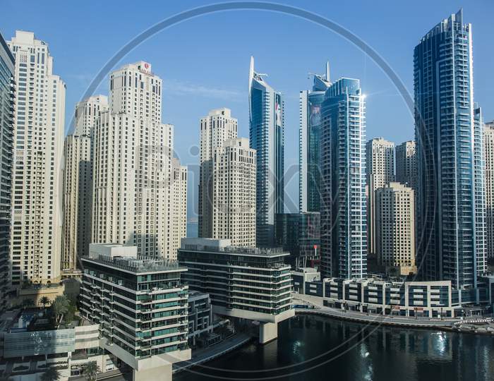 View of Skyscrapers in Dubai