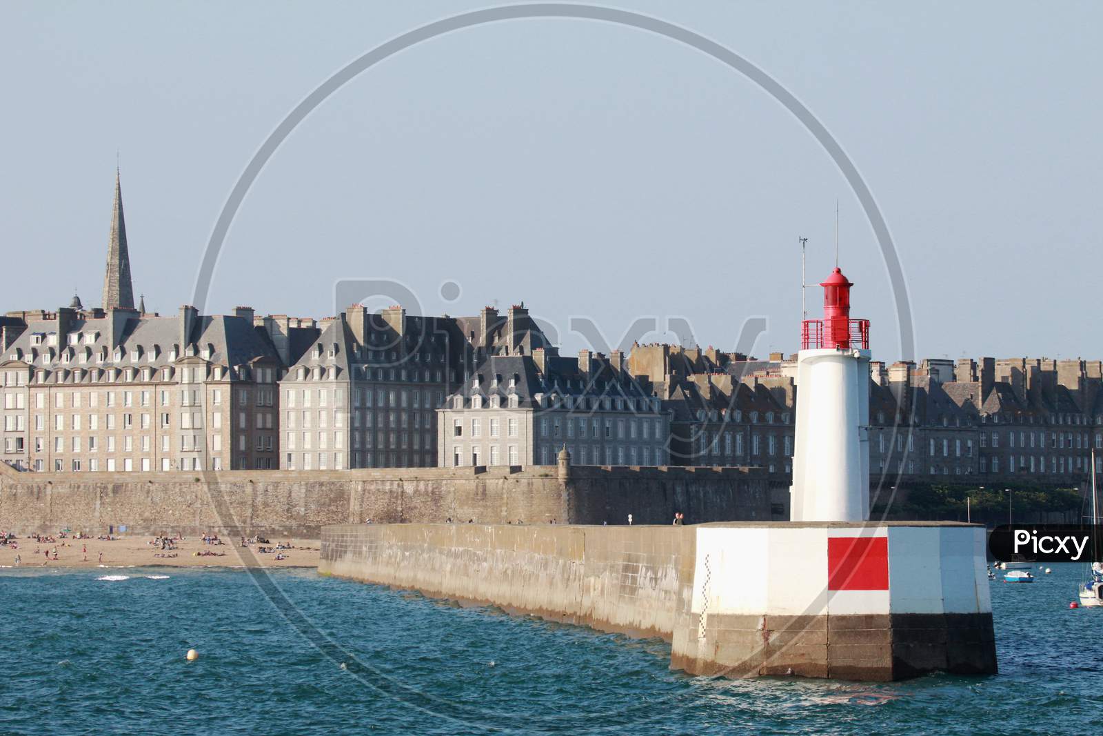 Light house of Saint-Malo, Brittany, France
