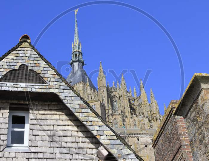 Mont-Saint-Michel Church, Normandy, France