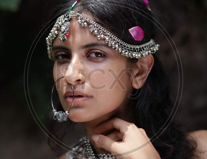 Portrait of Young Indian Girl