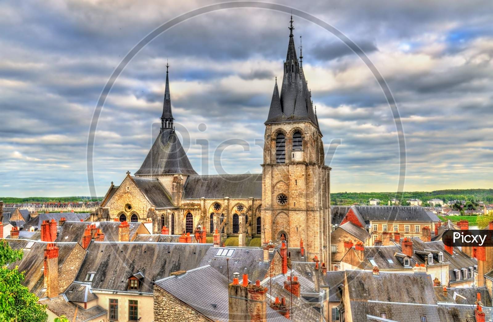 Saint Nicholas Church In Blois, France