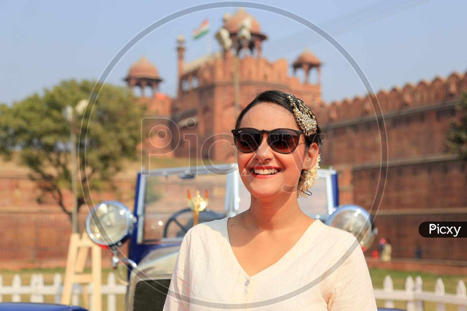Tollywood Actress Keerthi Suresh smiling