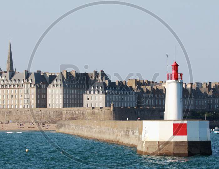 Light house of Saint-Malo, Brittany, France