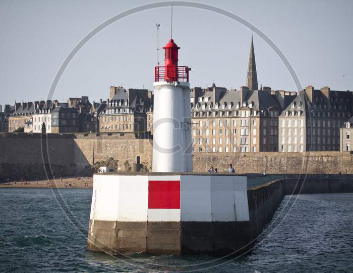 A Lighthouse in Saint Malo