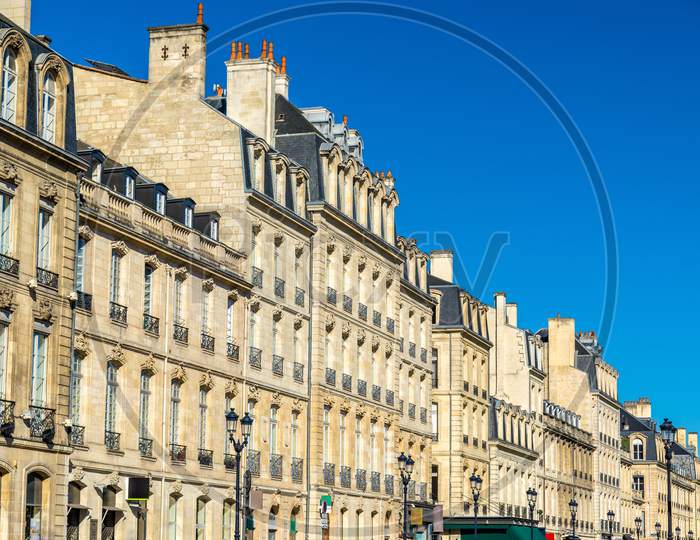 Buildings In The Historic Centre Of Bordeaux, France