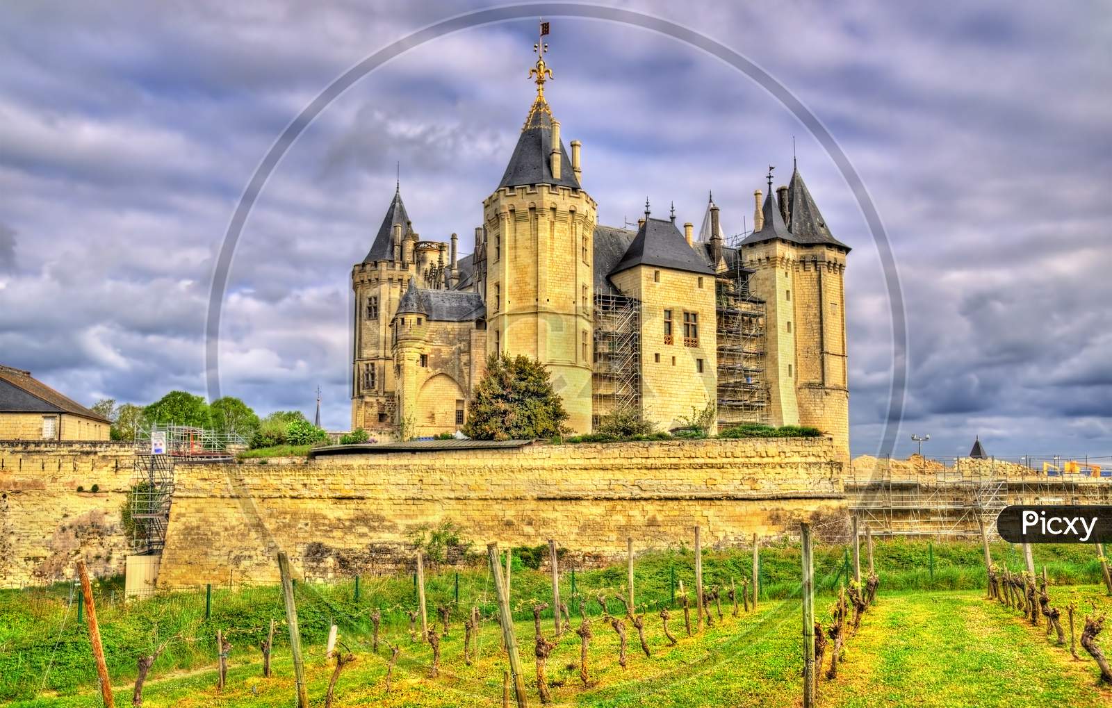 Chateau De Saumur In The Loire Valley, France