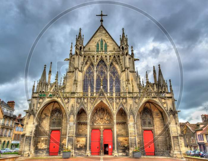 Gothic Basilica Saint Urbain Of Troyes In France