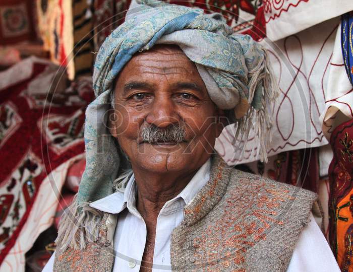 Portrait of Rajasthani Man