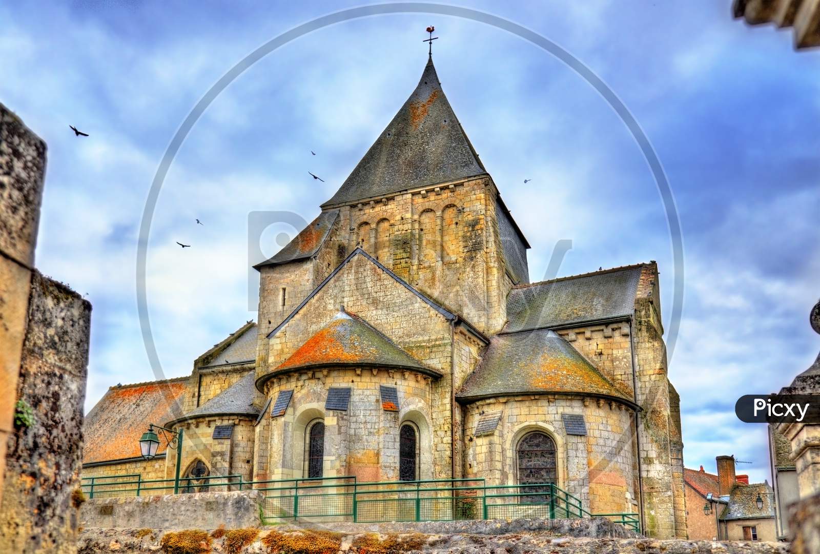 Saint Etienne Church Of Villandry, France