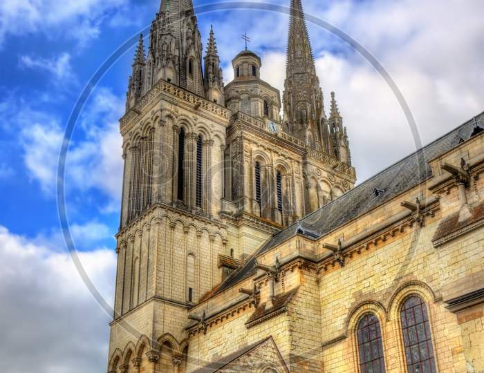 Saint Maurice Cathedral Of Angers In France