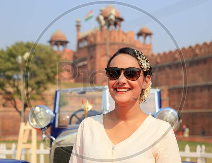 Tollywood Actress Keerthi Suresh smiling