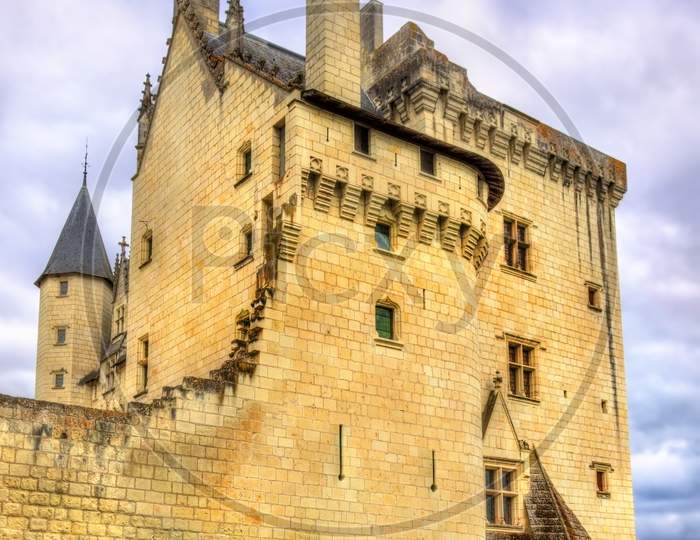 Chateau De Montsoreau On The Bank Of The Loire In France