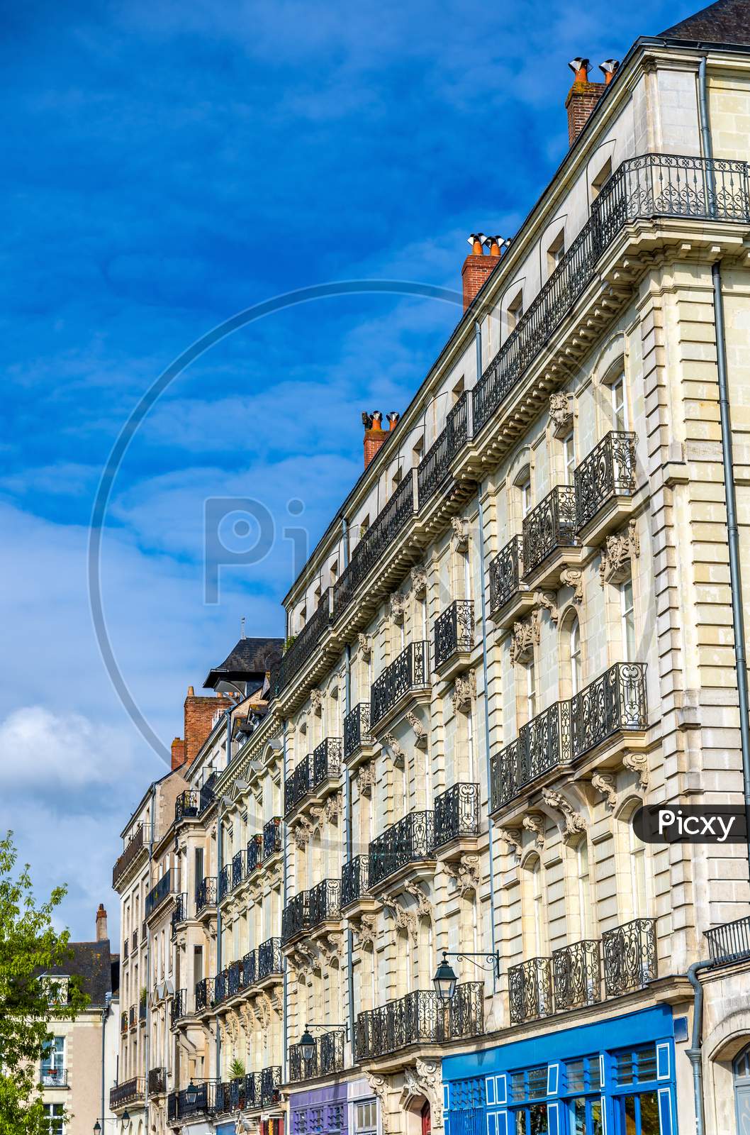 Historic Buildings In Nantes, France