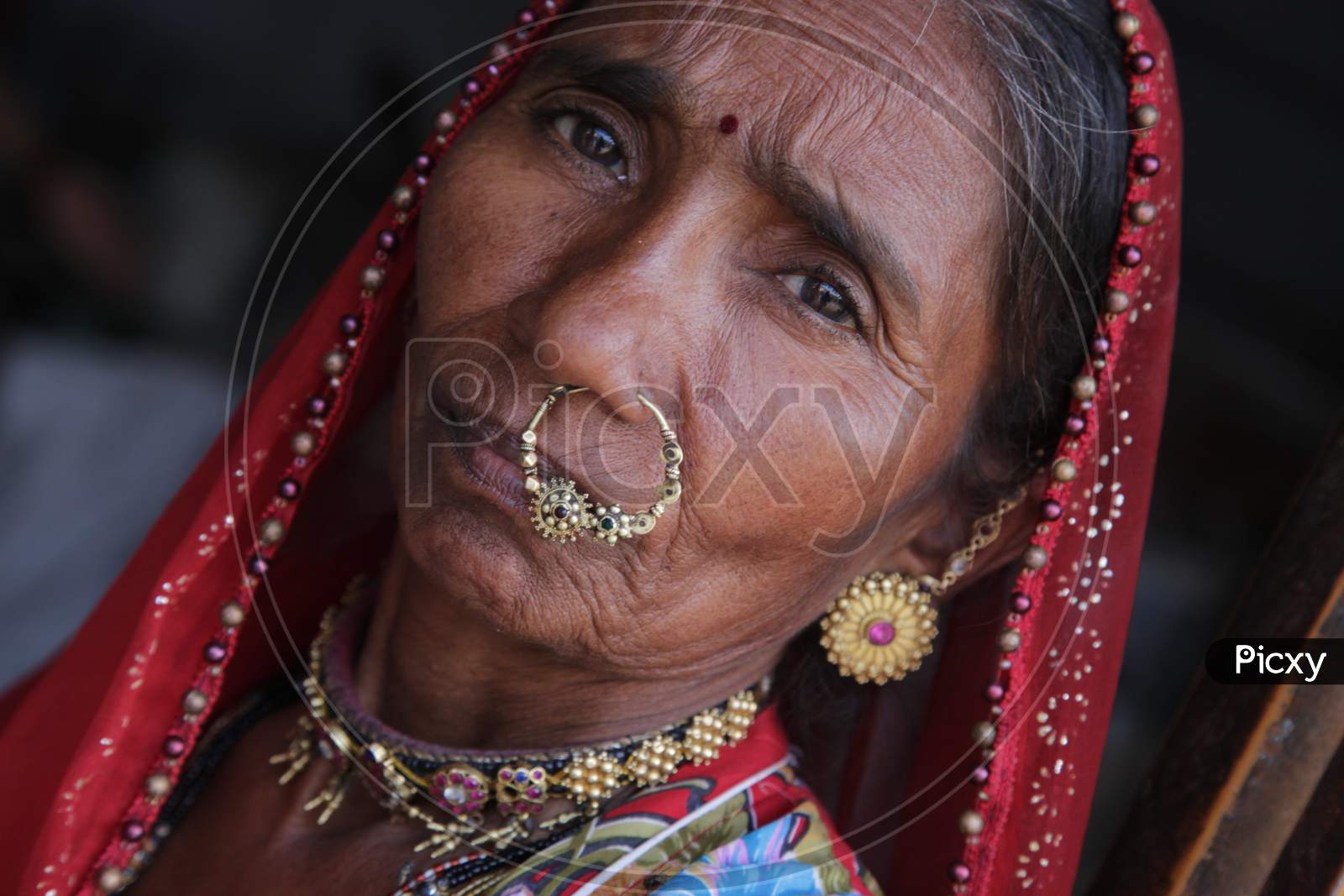 Portrait of Rajasthani Woman