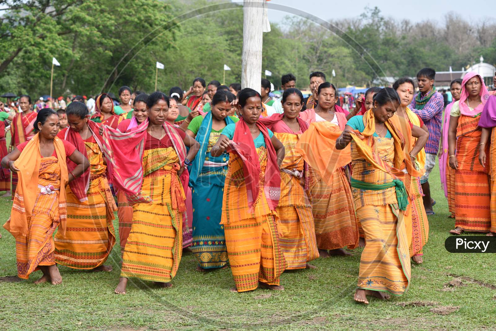 Assam Tribal People Celebrating Suwori Festival With Bihu Dance in Boko, Assam