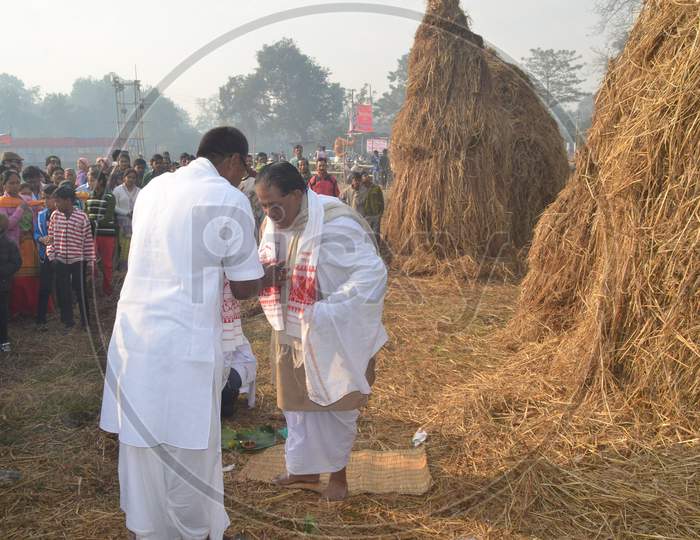 Magh Bihu Festival Celebrations In Nagaon, Assam