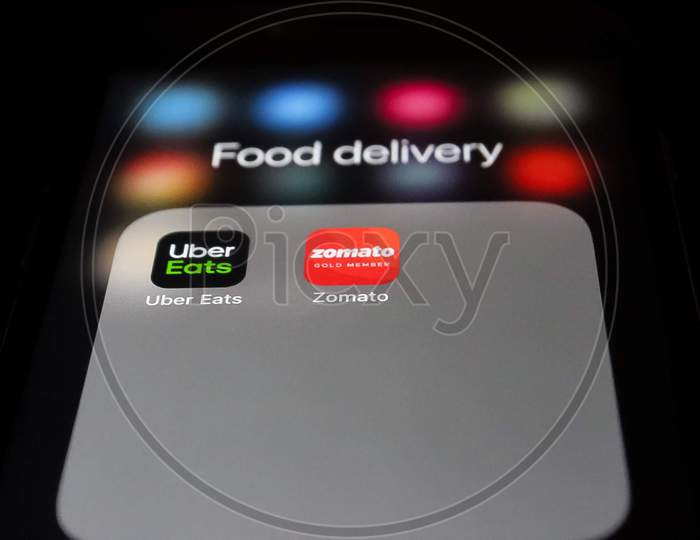 Food aggregators Zomato and uber eats