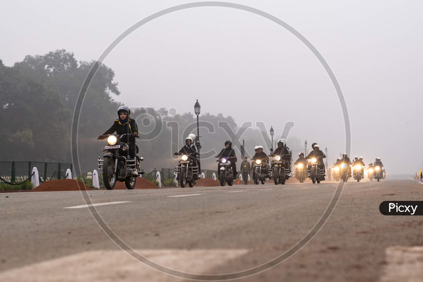 Indian Army Doing Bike Rehearsals for 71st Republic Day, Delhi