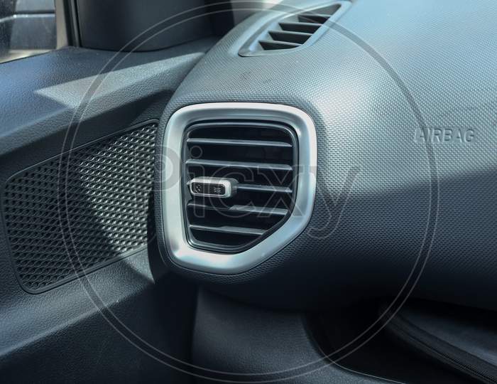 Interior Of a Car With AC Vent
