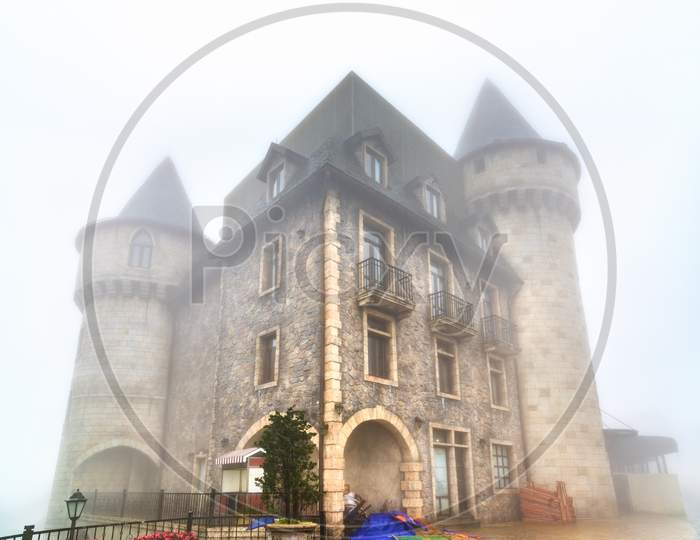 French Castle At Ba Na Hills In Vietnam