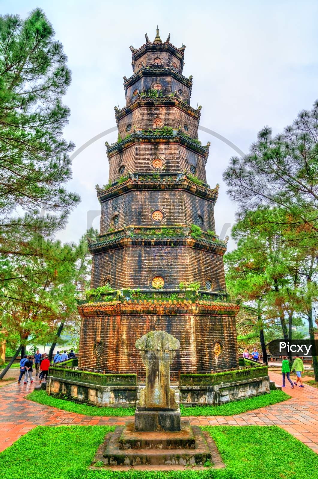 Thien Mu Pagoda In Hue, Vietnam
