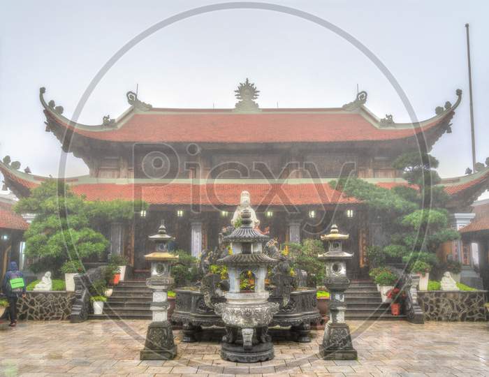 Buddhist Temple At Ba Na Hills In Vietnam