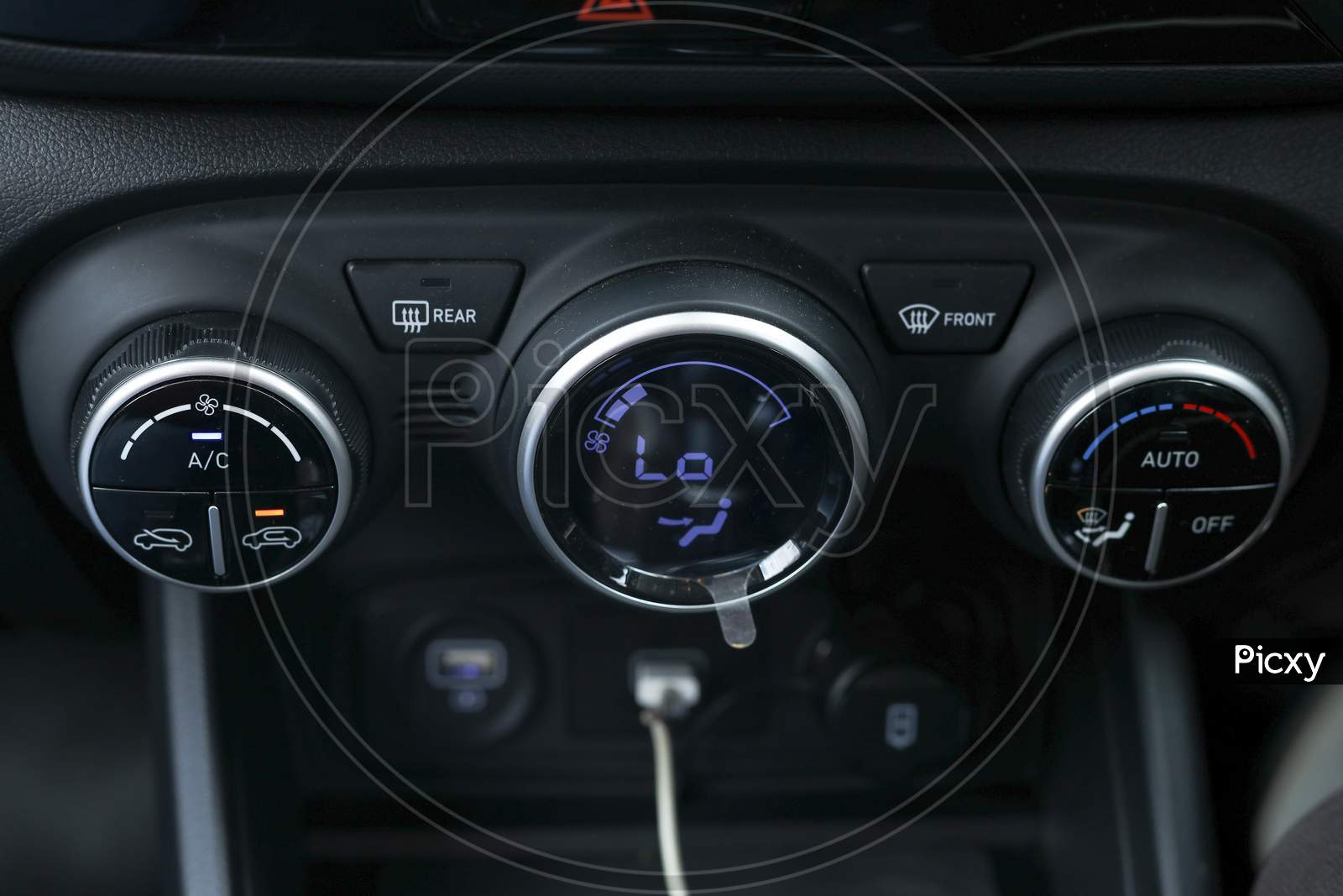 Interior Of a Car With Displays