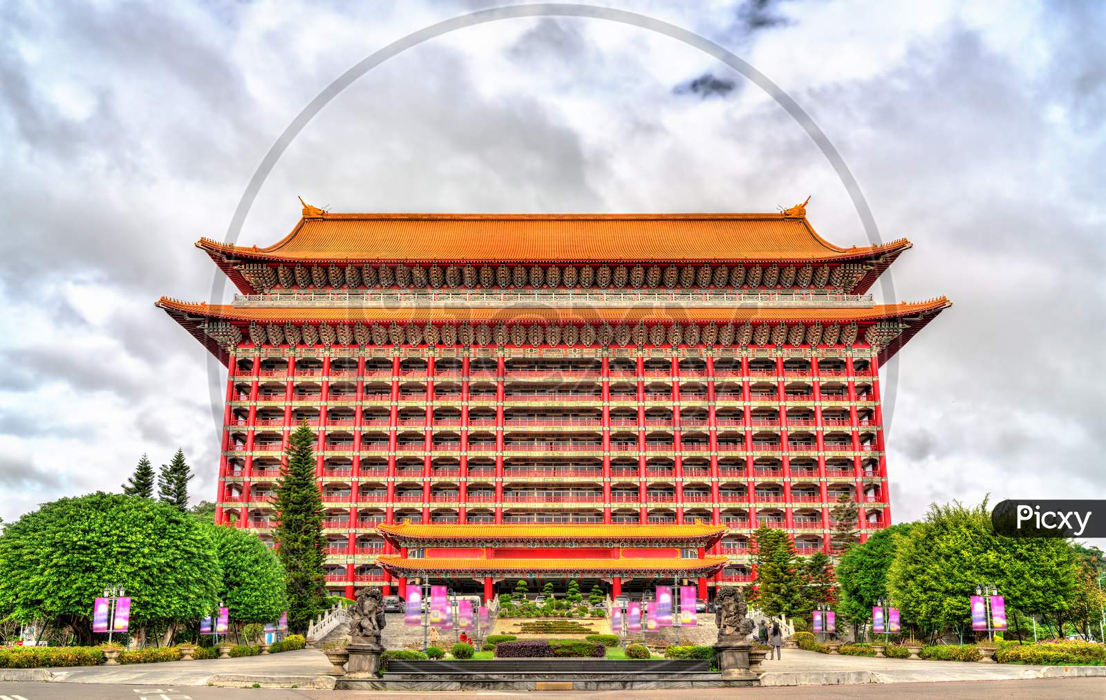 The Grand Hotel, A Historic Building In Taipei, Taiwan