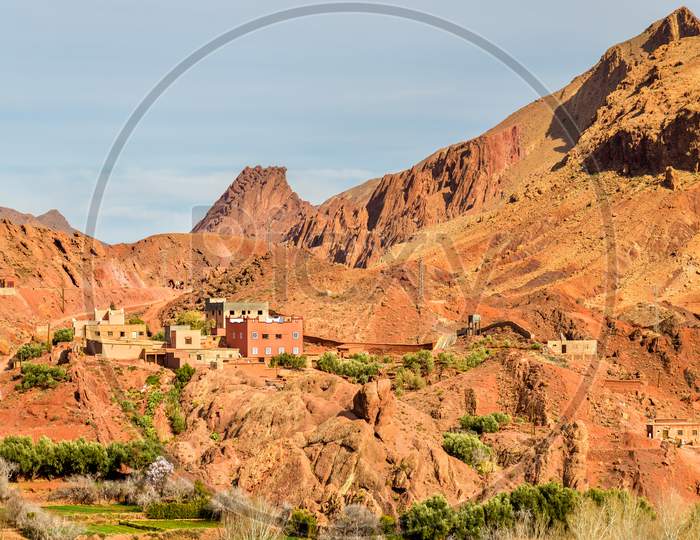 Landscape Of Dades Valley In The High Atlas Mountains, Morocco