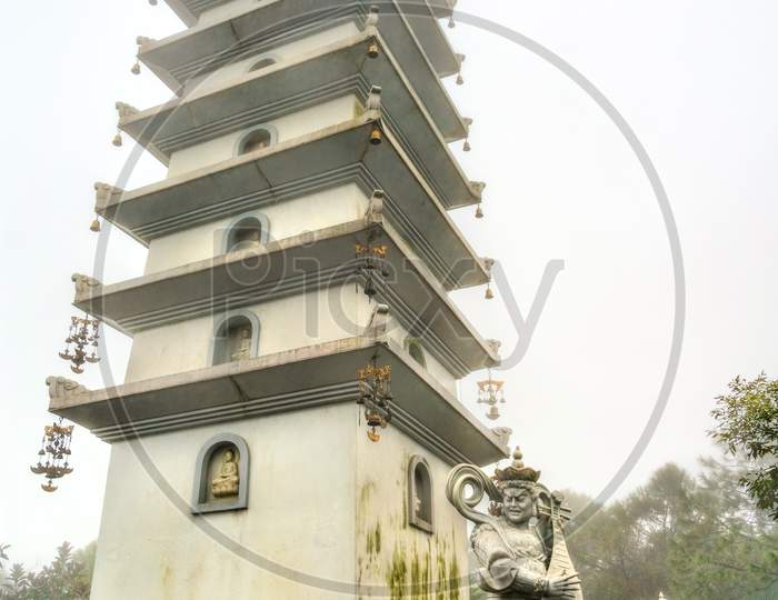 Linh Phong Stupa At Ba Na Hills In Vietnam