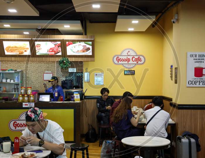 Gossip Cafe In KL International Airport, Malaysia